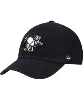 '47 Men's NHL Pittsburgh Penguins Logo Clean Up Adjustable Hat