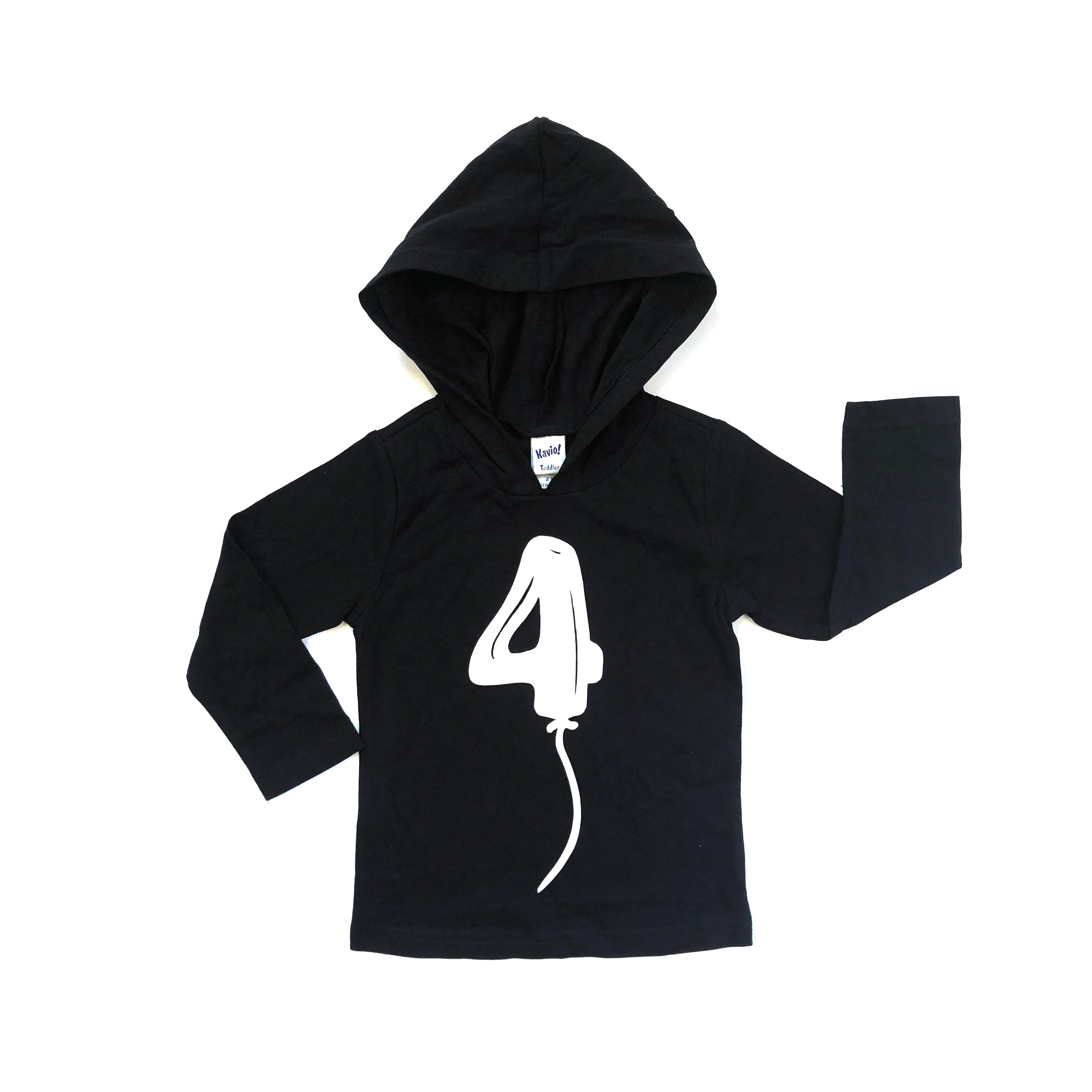 4th Birthday Balloon Hoodie