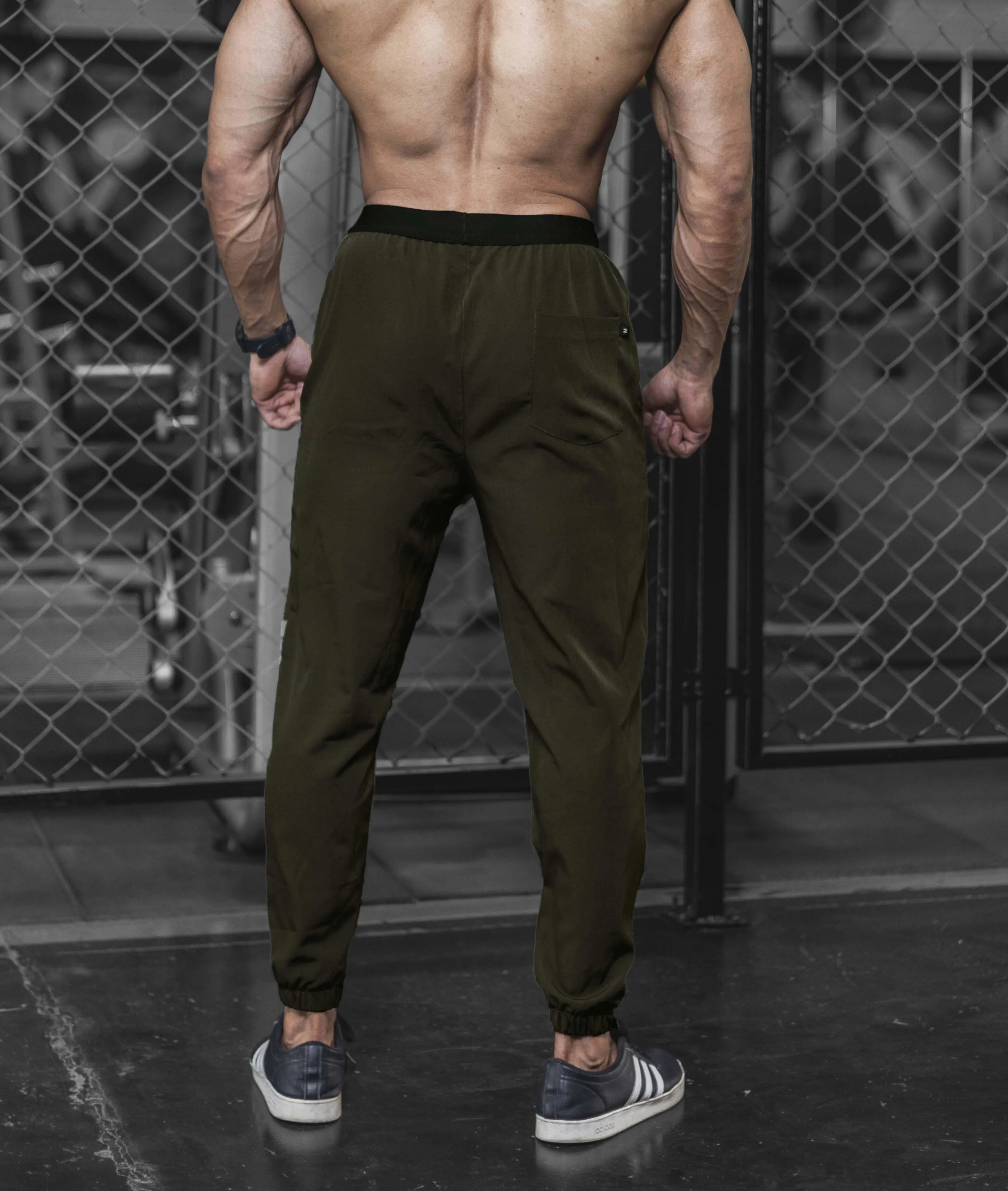 Air-Tech GymX Camo Bottoms: Army Green