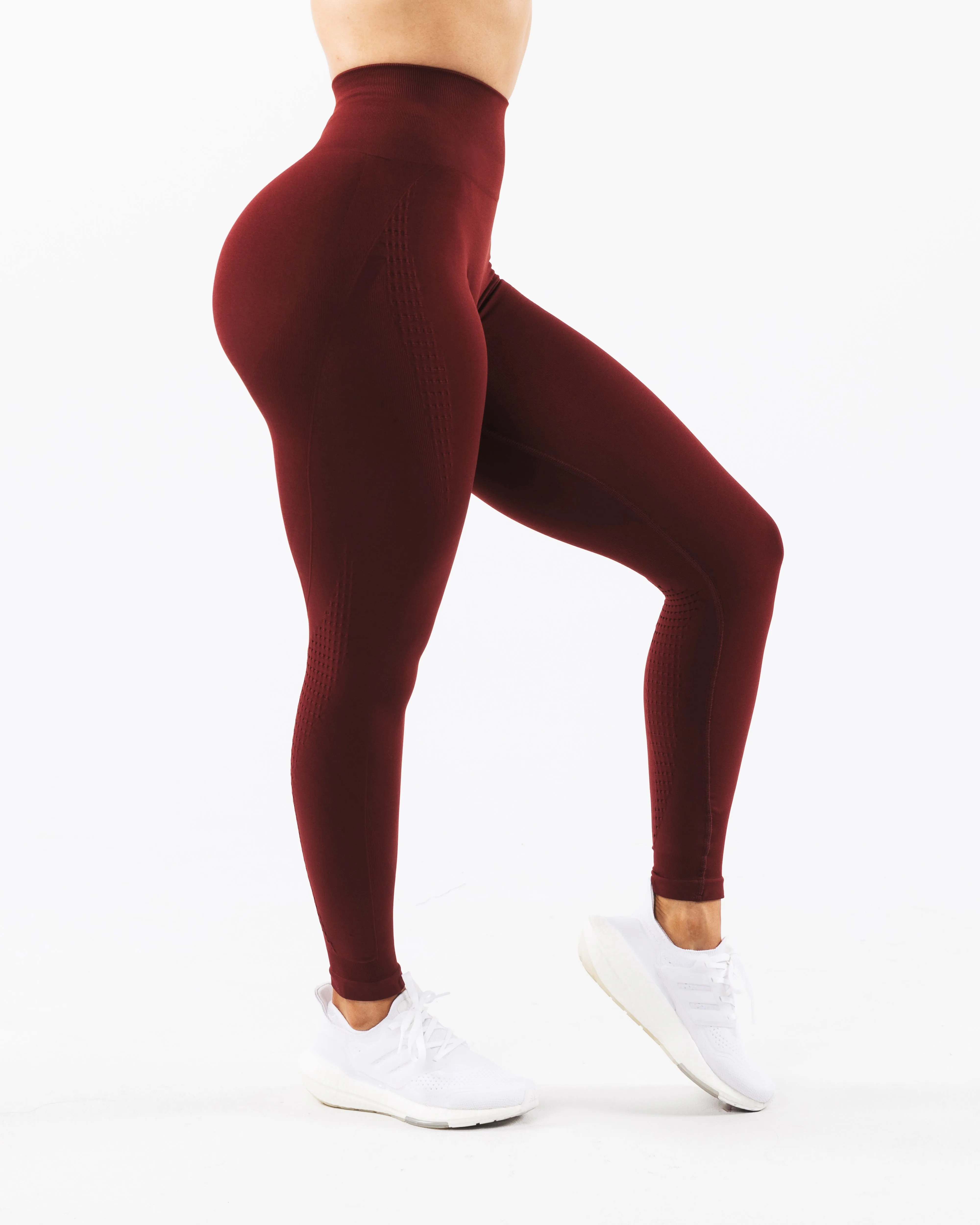 Amplify Contour Legging - New Burgundy