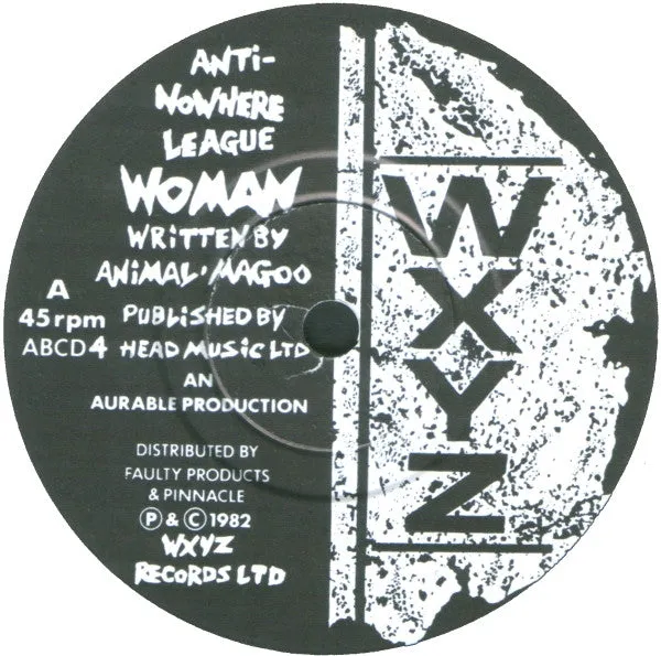 Anti-Nowhere League ~ Woman