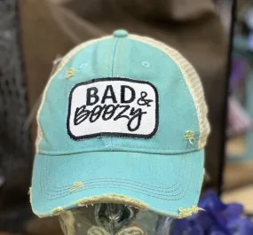 Bad & Boozy Mint Wash Brim Hat