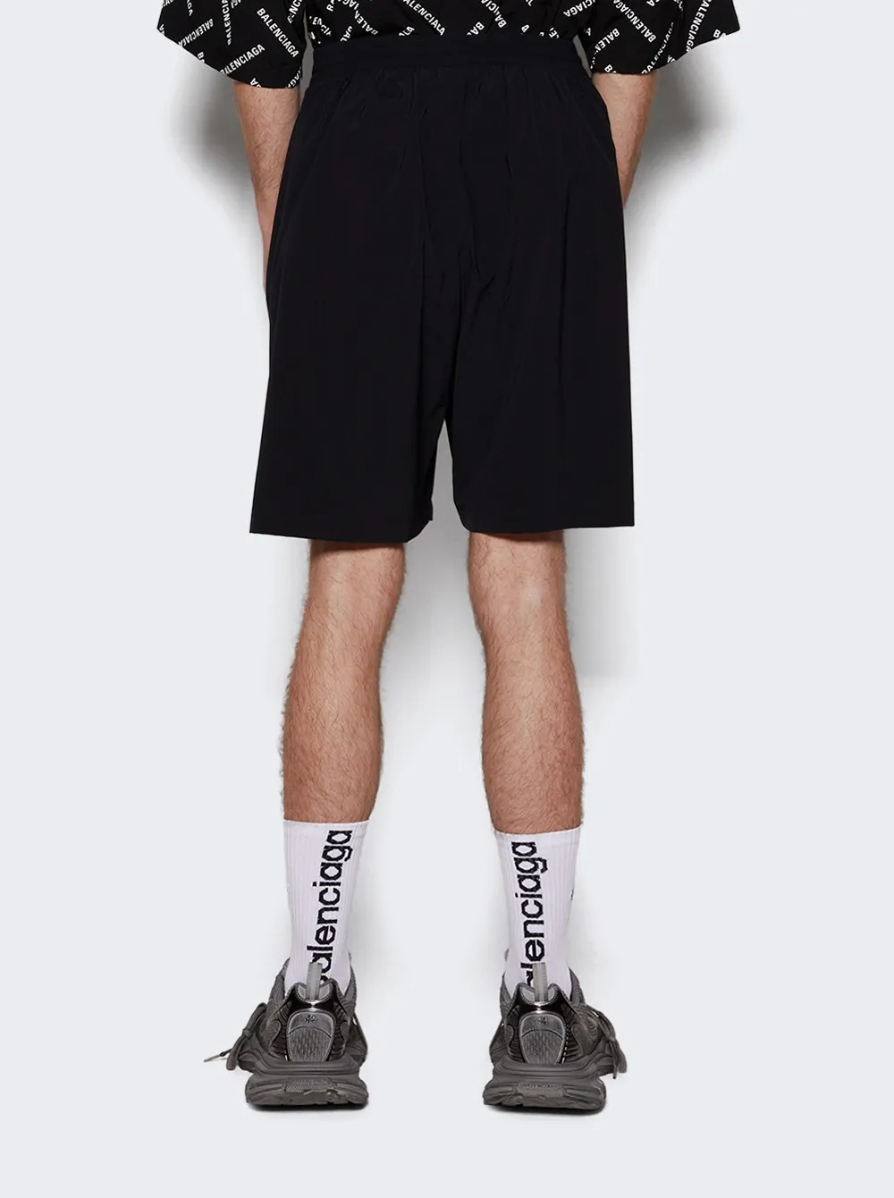 Balenciaga   Activewear Stretch Shorts Black 