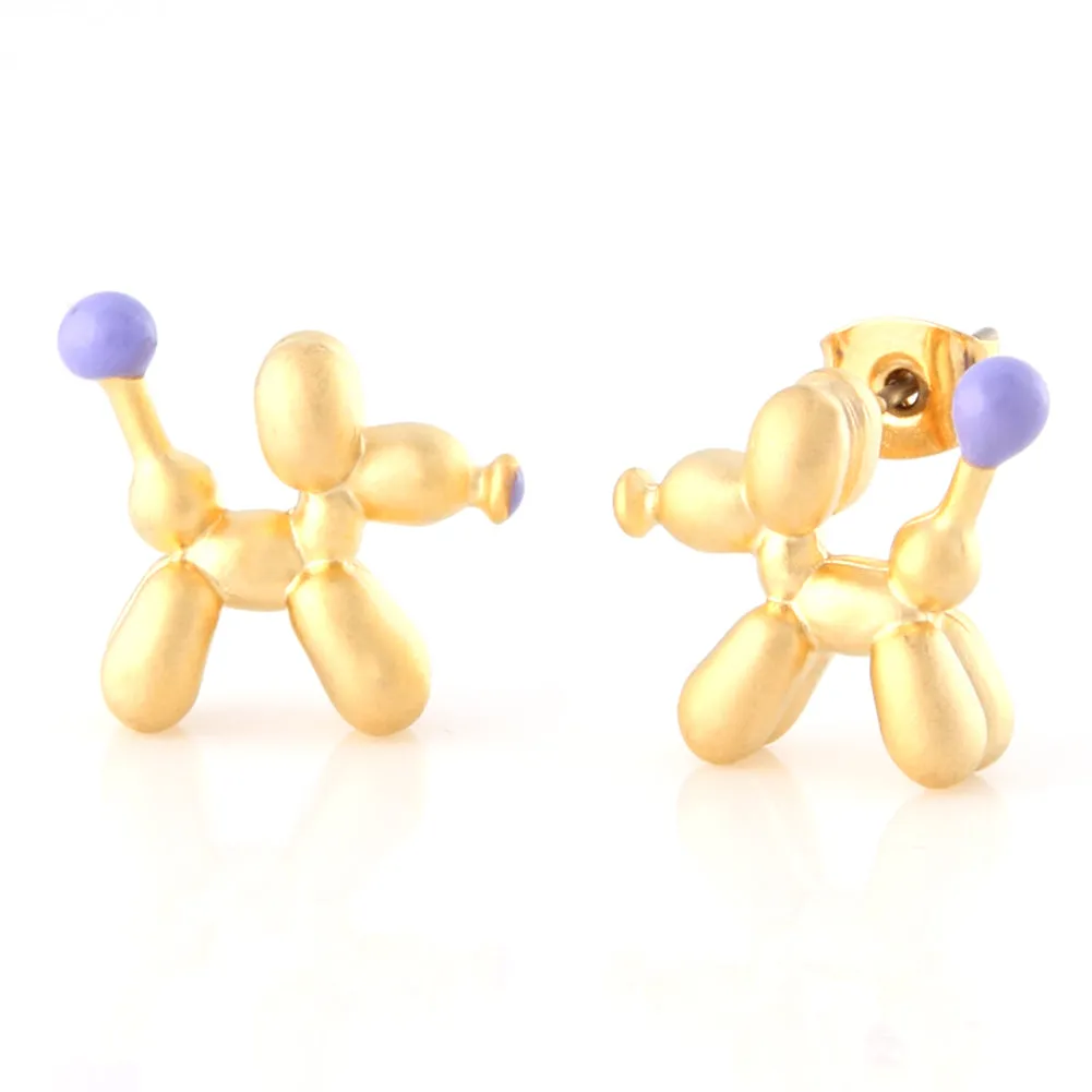 Balloon Dog Earrings