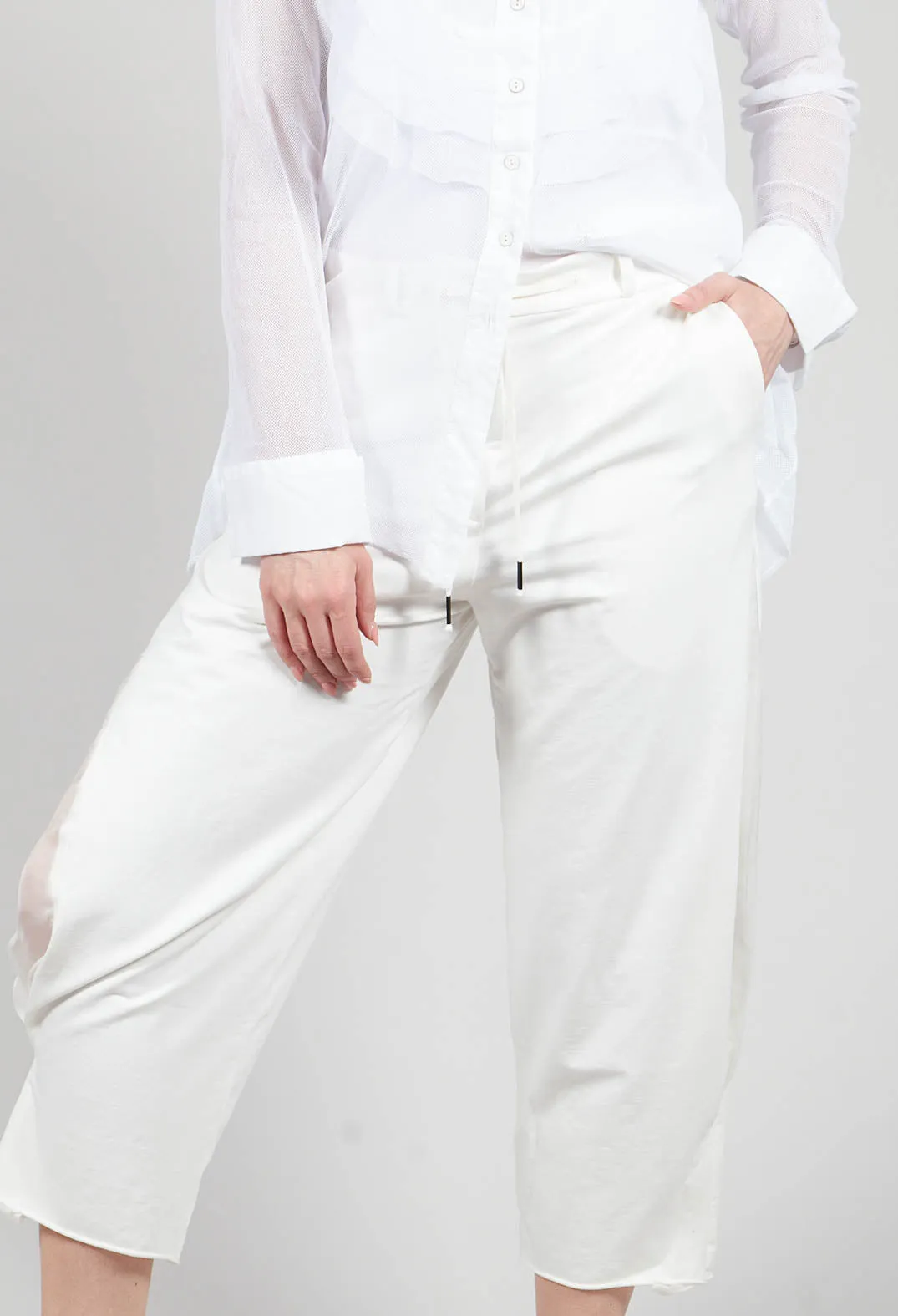 Balloon Leg Culottes in White