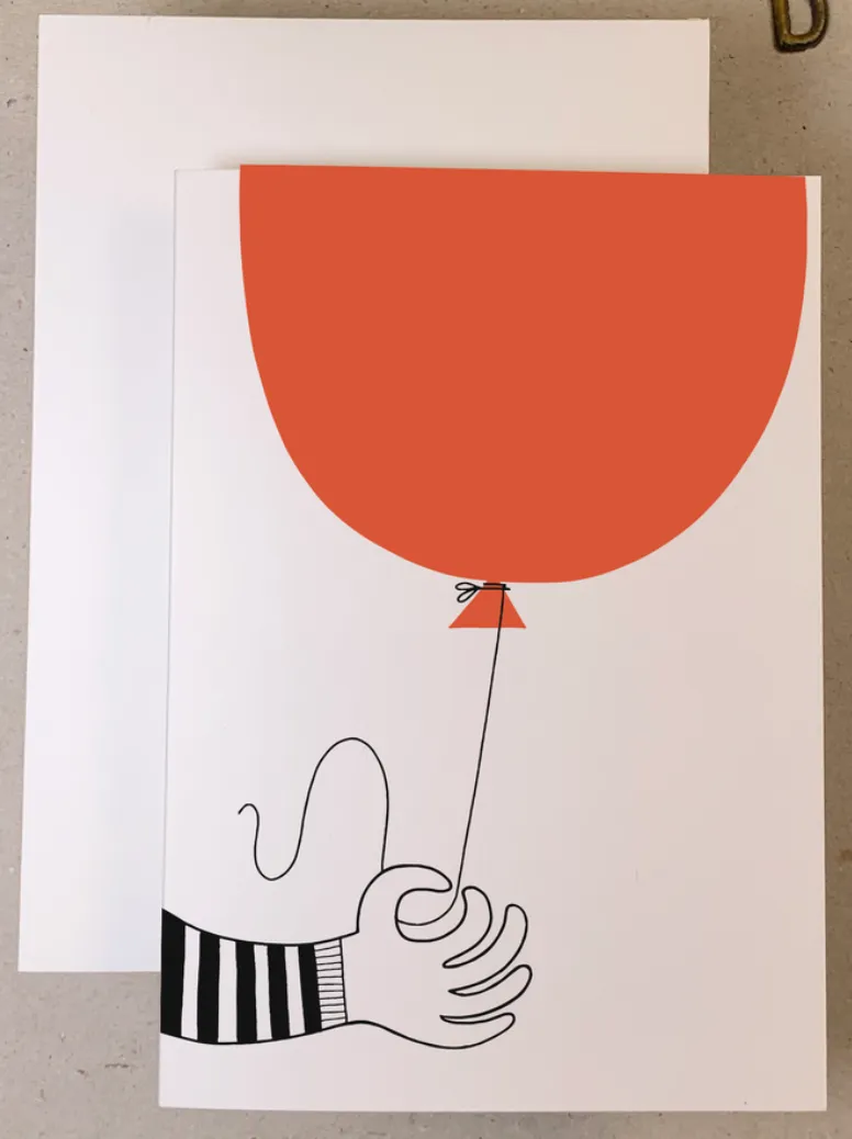 Balloon Notecard