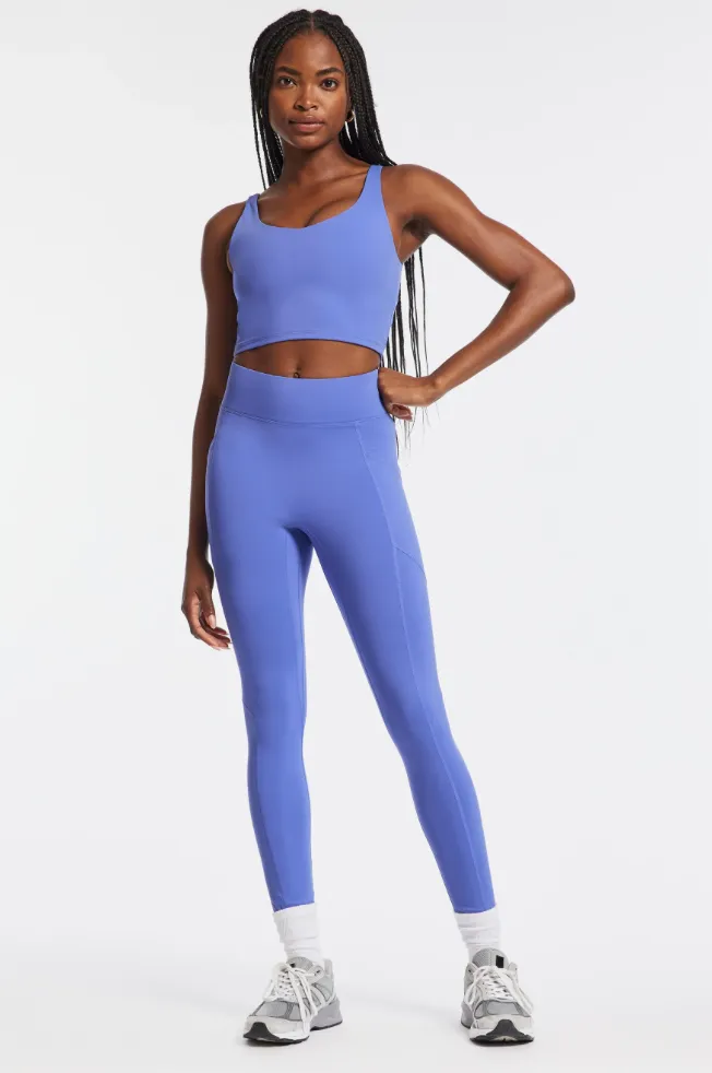 Bandier Center Stage Pocket Legging - Baja Blue