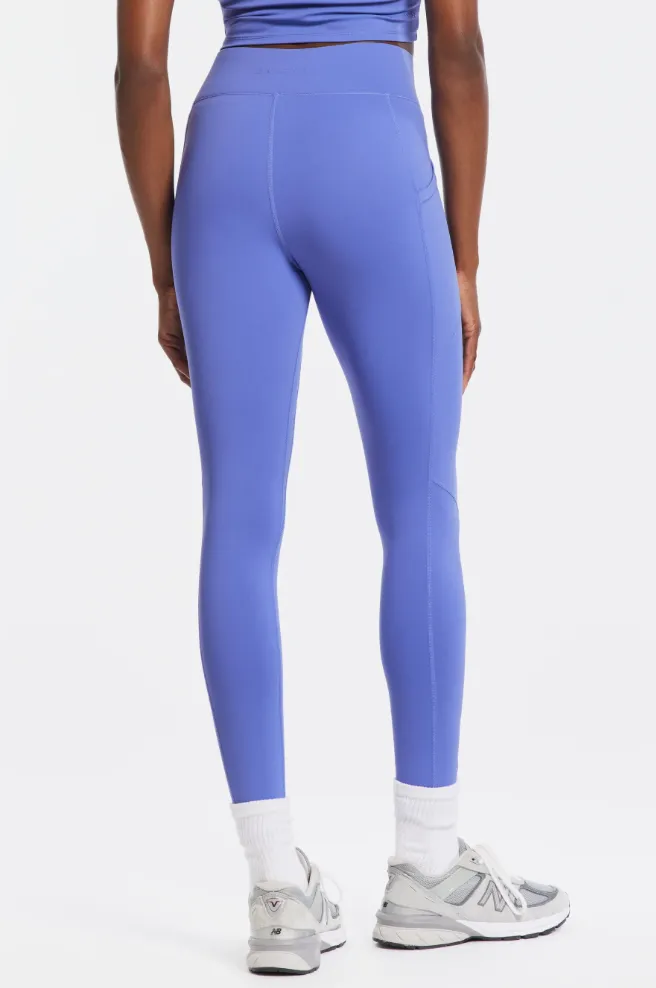 Bandier Center Stage Pocket Legging - Baja Blue