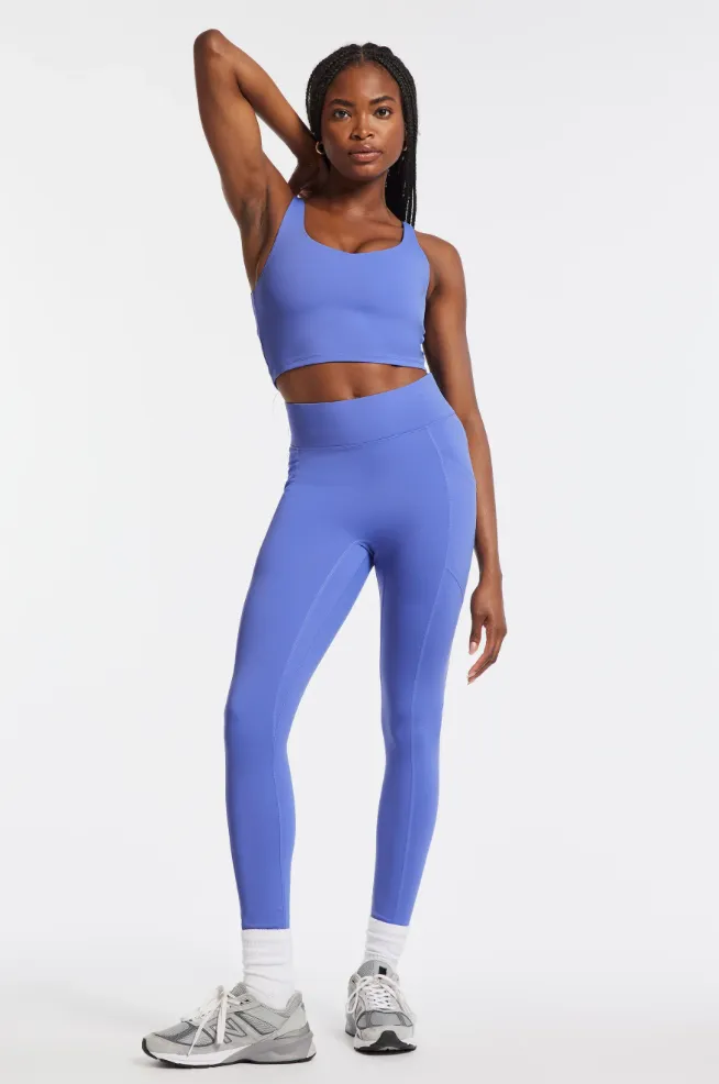 Bandier Center Stage Pocket Legging - Baja Blue