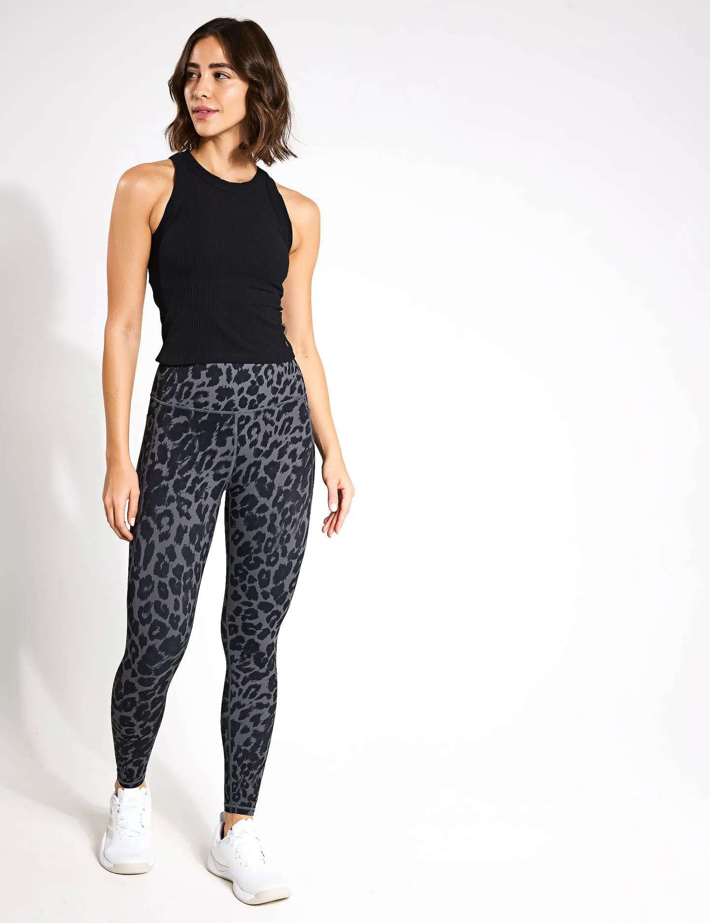 Becca Legging - Mineral Grey Leopard