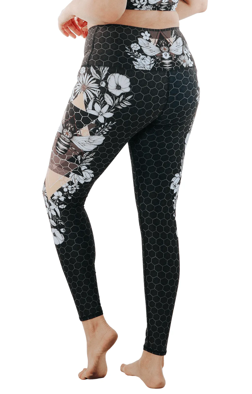 Beeloved Blackout Printed Yoga Legging