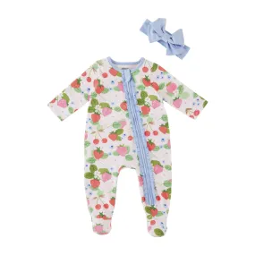 Berry Patch Sleeper and Headband Set