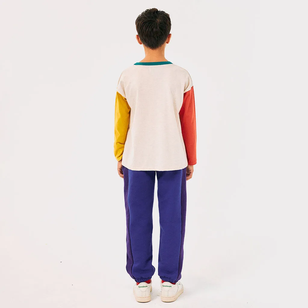 Bobo Choses Child Colour Block Sweatpants Blue