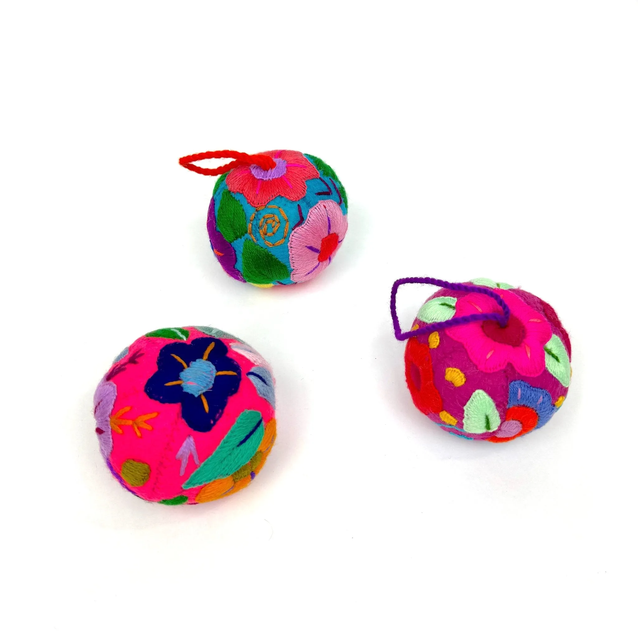 Colorful Floral Globes