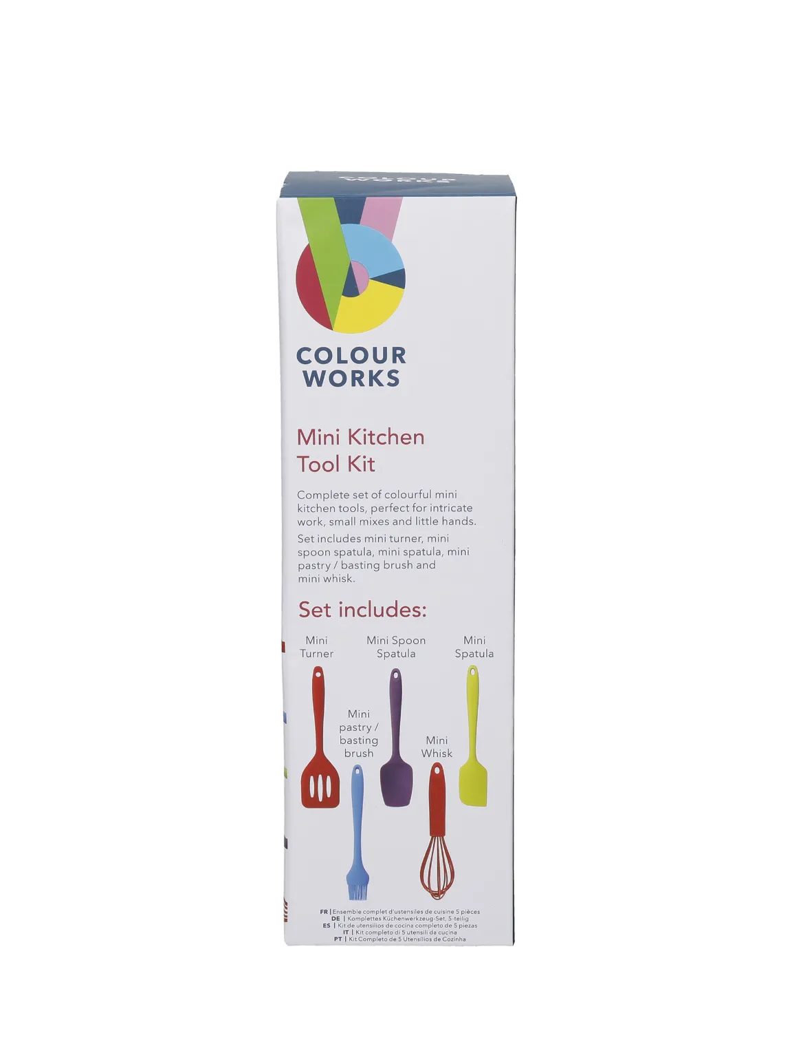 Colourworks 5-Piece Mini Silicone Utensils Set