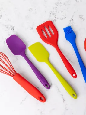 Colourworks 5-Piece Mini Silicone Utensils Set