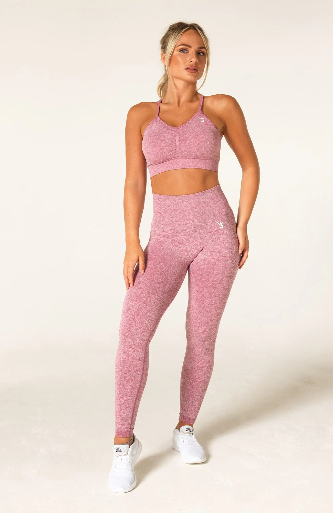 Define Seamless Scrunch Leggings - Pink Marl