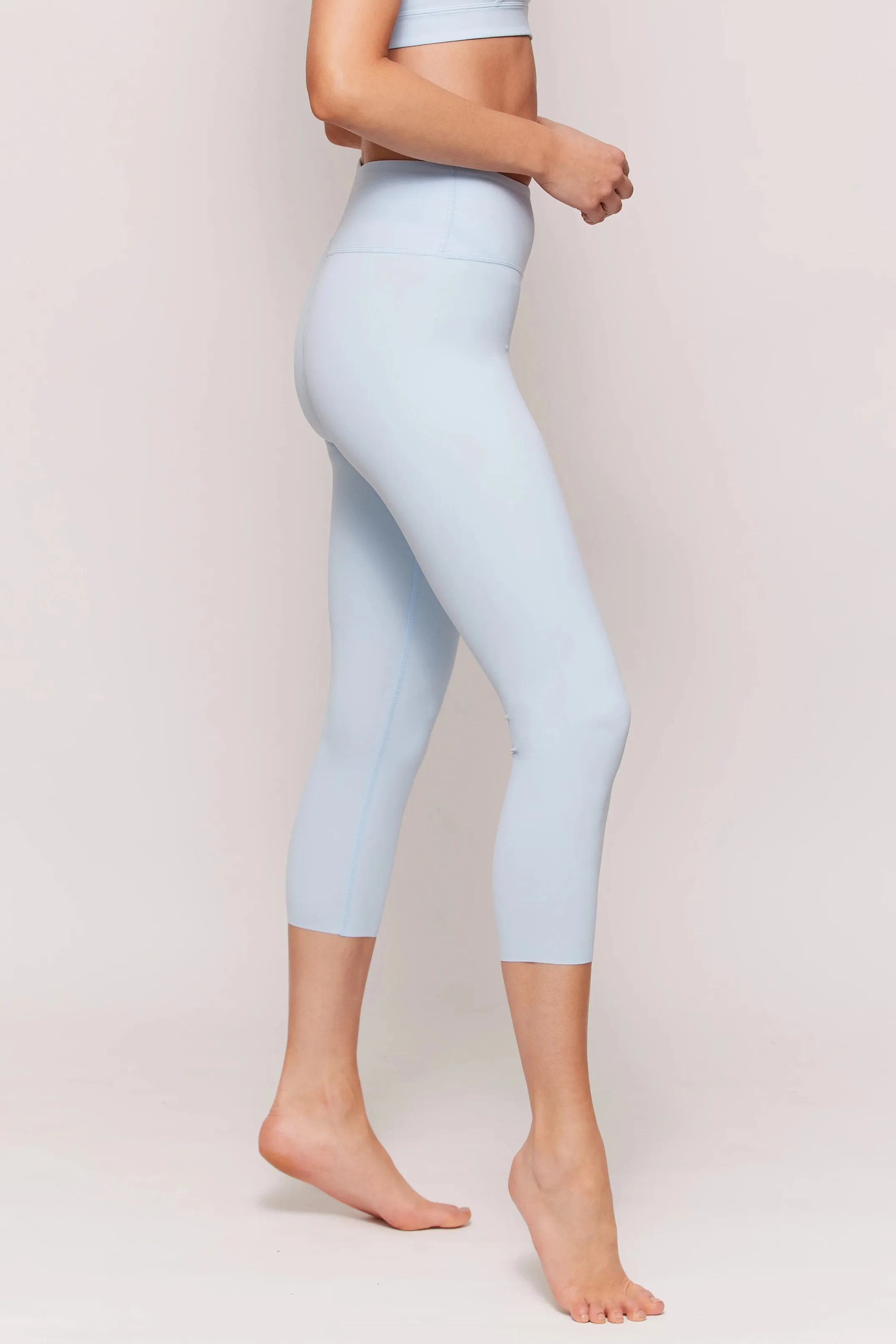 Desire - Crop Legging (Air fabric) Sky Blue