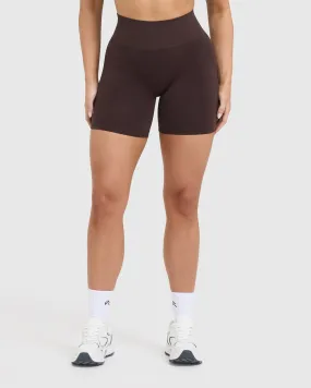 Effortless Seamless Shorts | Plum Brown