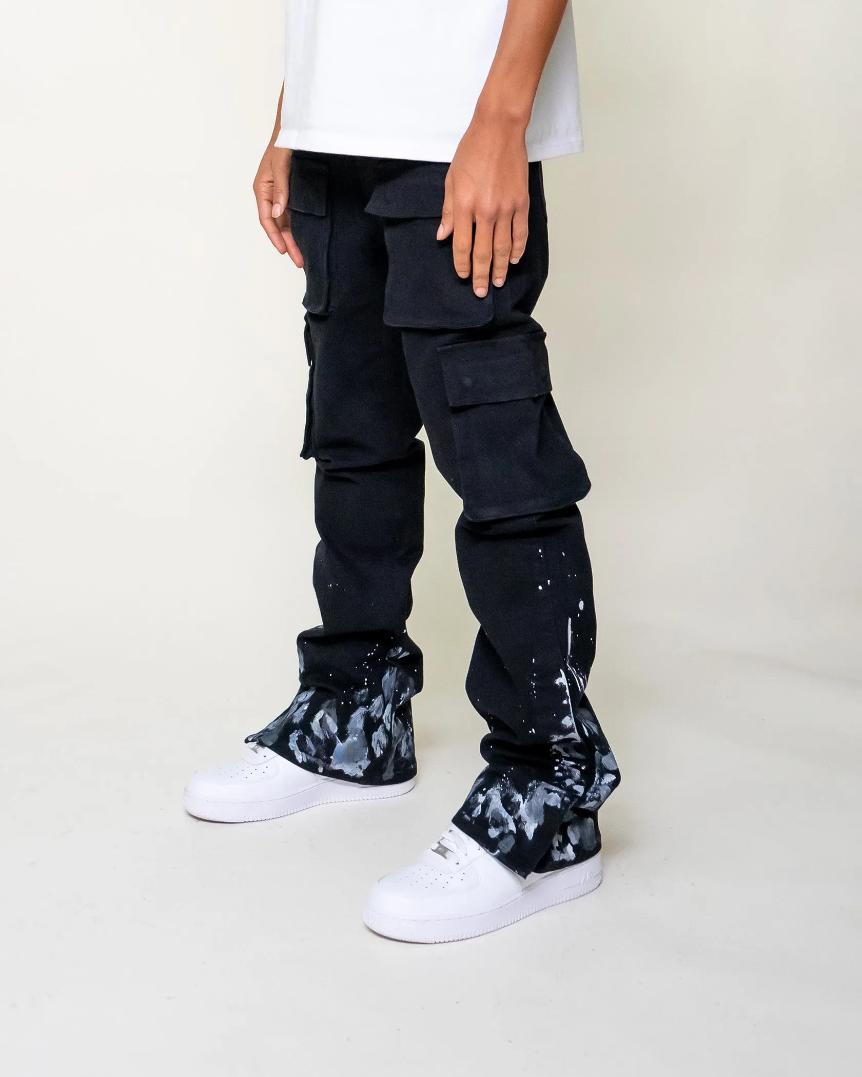 EPTM SNAP CARGO DENIM - BLACK