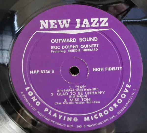 Eric Dolphy Quintet Featuring Freddie Hubbard ~ Outward Bound