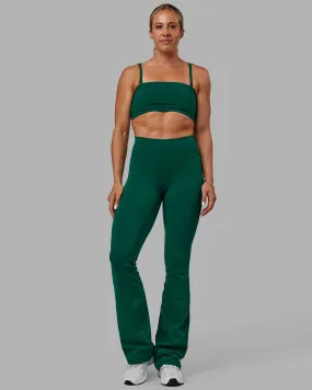 Everyday Flared X-Long Leggings - Malachite