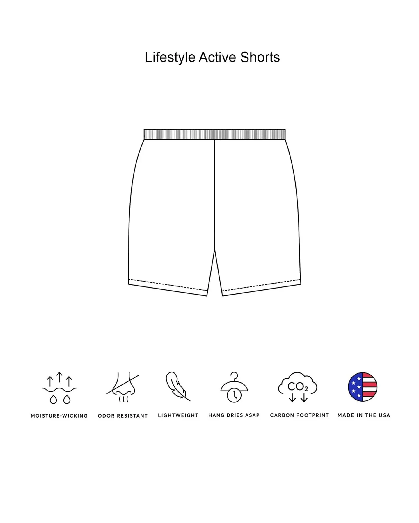 Expert Brand Men's Activewear Performance Lifestyle Shorts