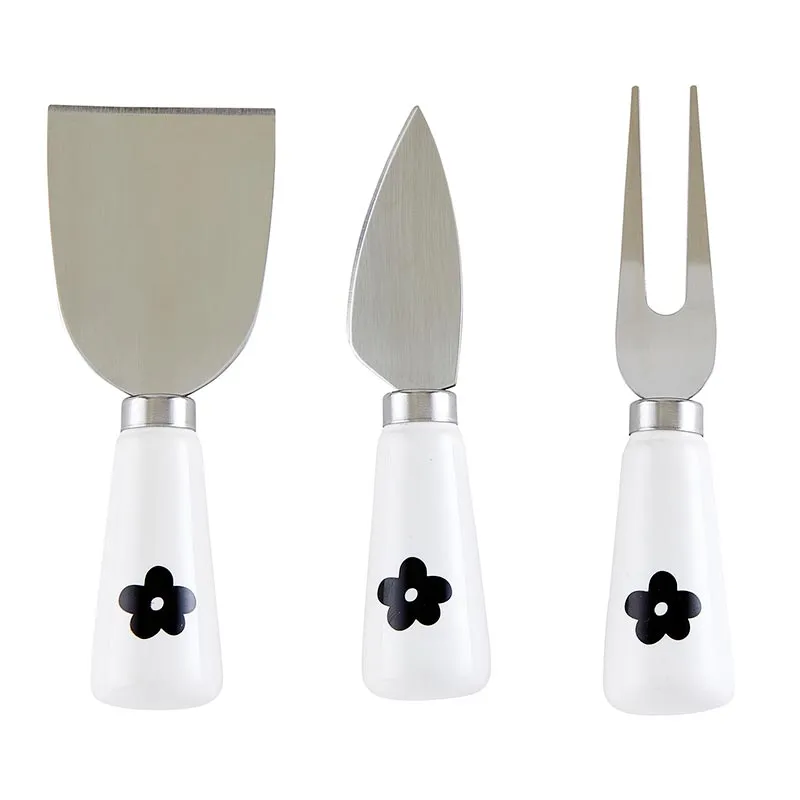 FLORAL CHEESE KNIVES BOX