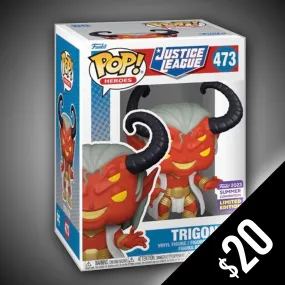 Funko Pop! Heroes - Justice League: Trigon #473 (Summer Convention 2023 Shared Sticker)