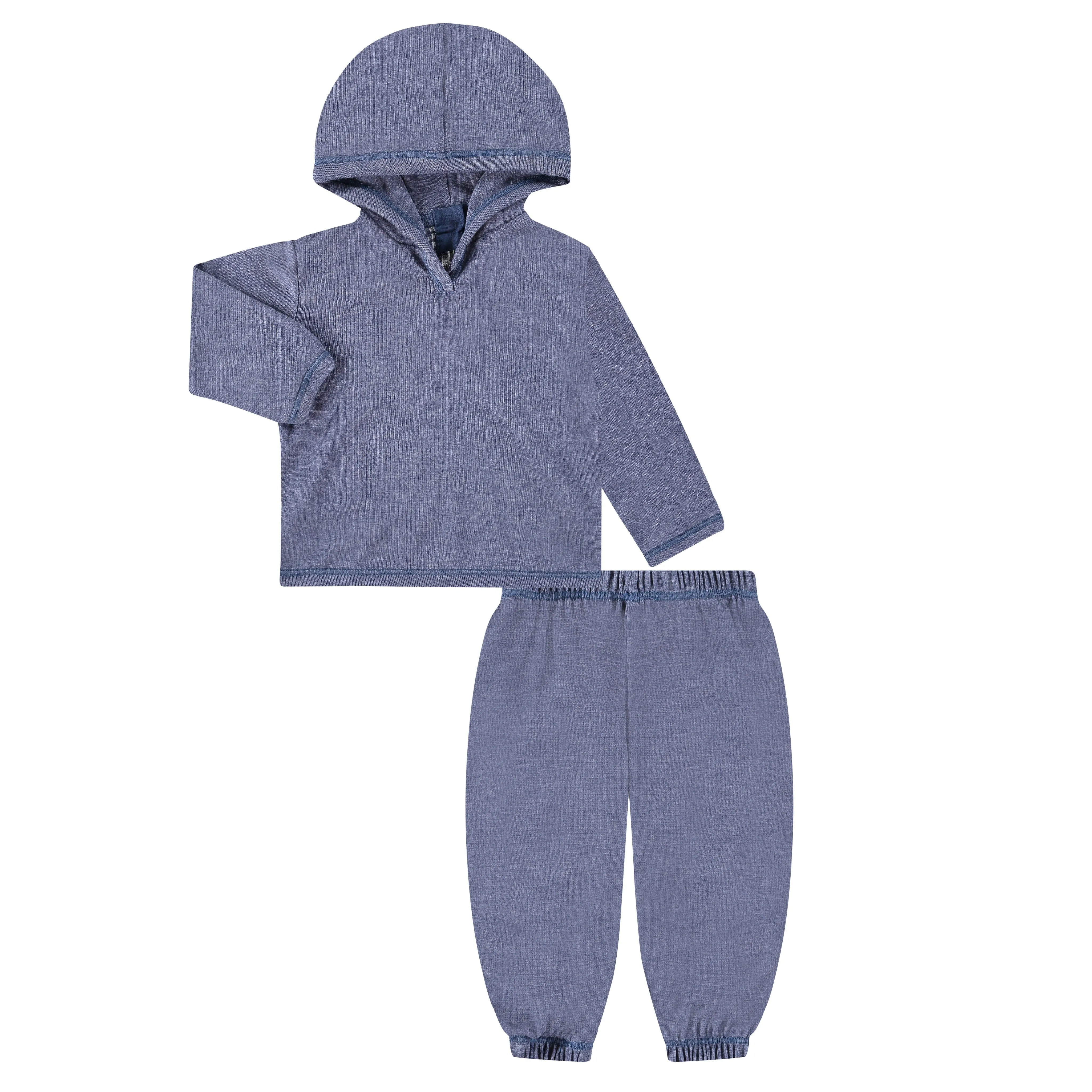 Garment Dyed Slub Hoodie and Balloon Pant