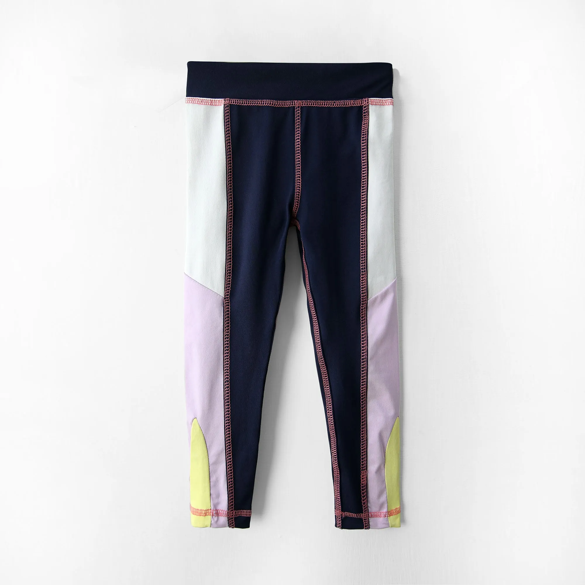 Girls Cut & Sew Panel Dry Fit Legging