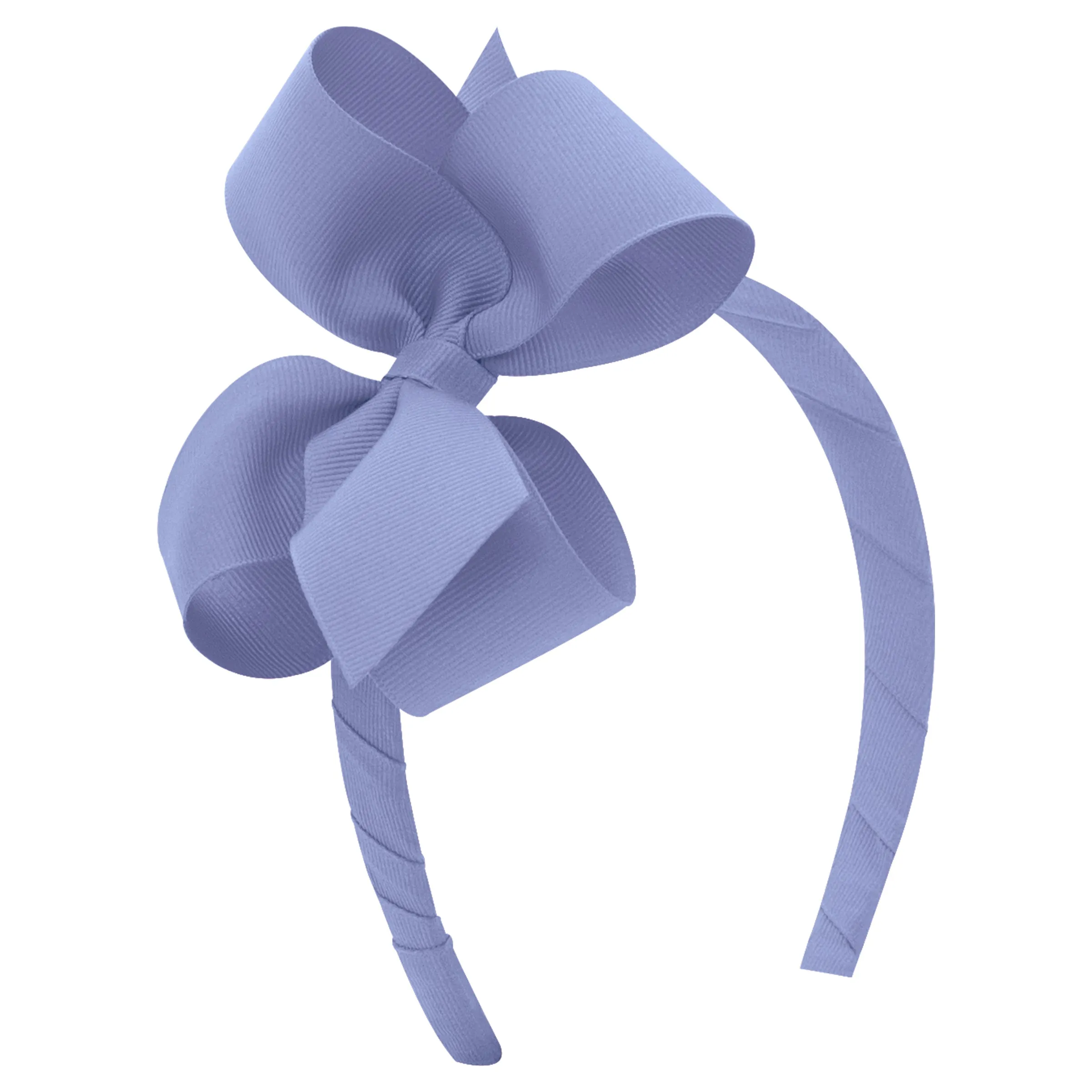 Grosgrain Bow Headband - Bluebird