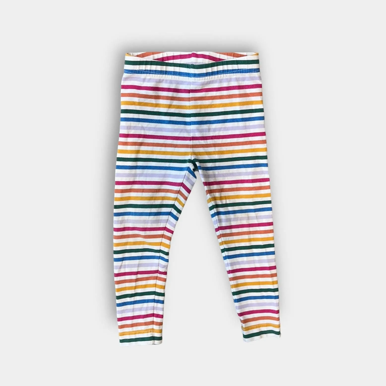 Hanna Andersson Print Leggings Rainbow Stripe 90 cm 3T