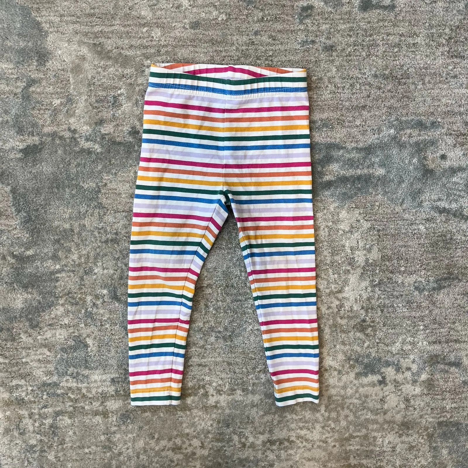 Hanna Andersson Print Leggings Rainbow Stripe 90 cm 3T