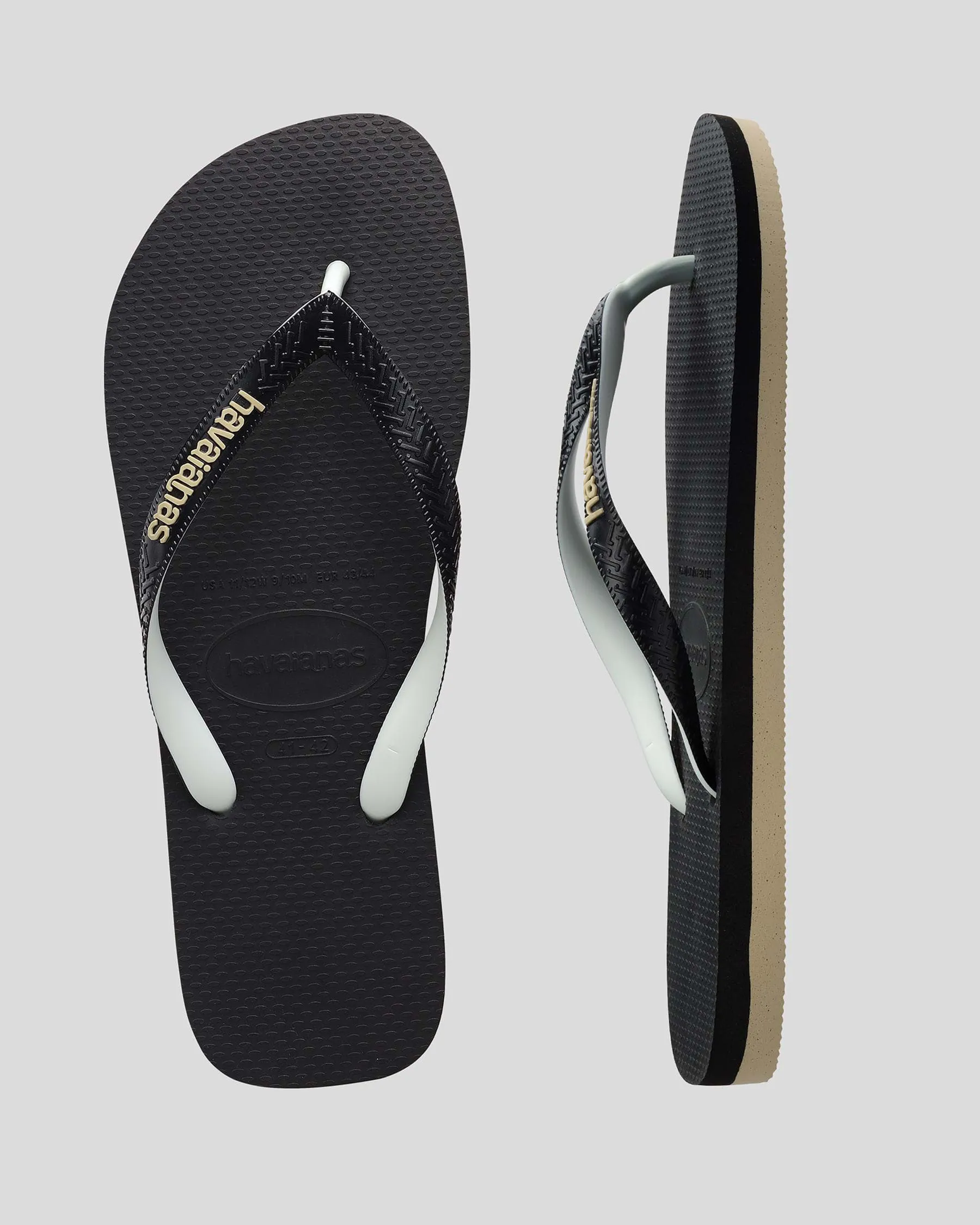 Havaianas Top Rubber Mix - Black/White/Sand