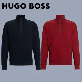 Hugo Boss  |Sweat Street Style Plain Cotton Logo Sweatshirts