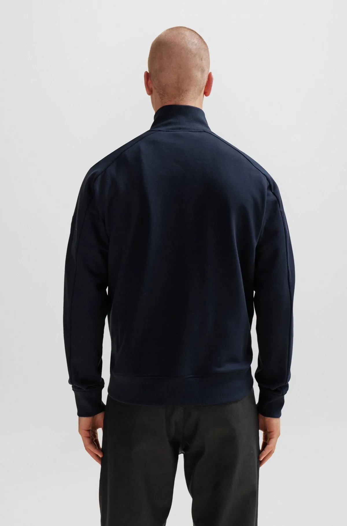 Hugo Boss  |Sweat Street Style Plain Cotton Logo Sweatshirts