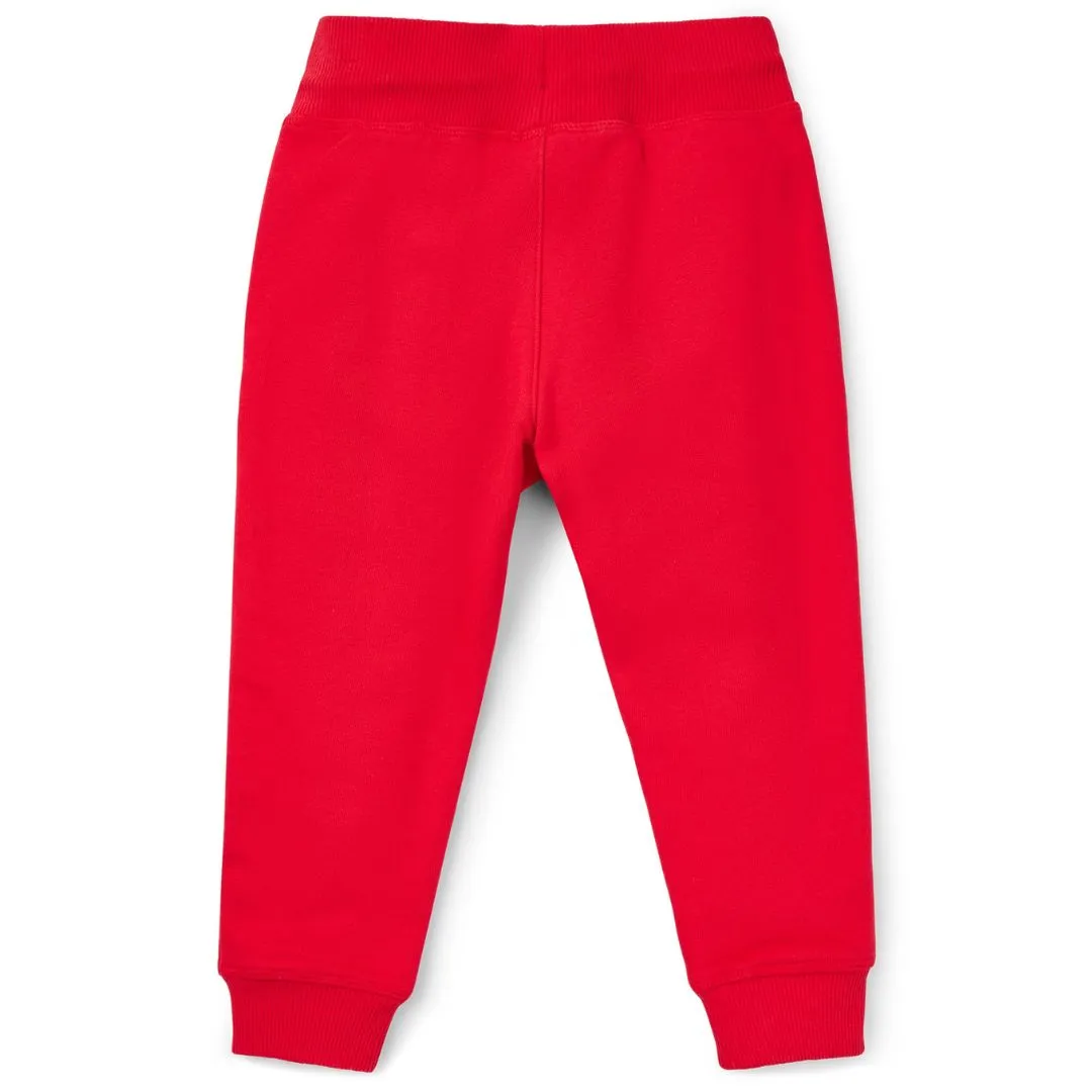 Hugo Trackpants Vertical Logo Red