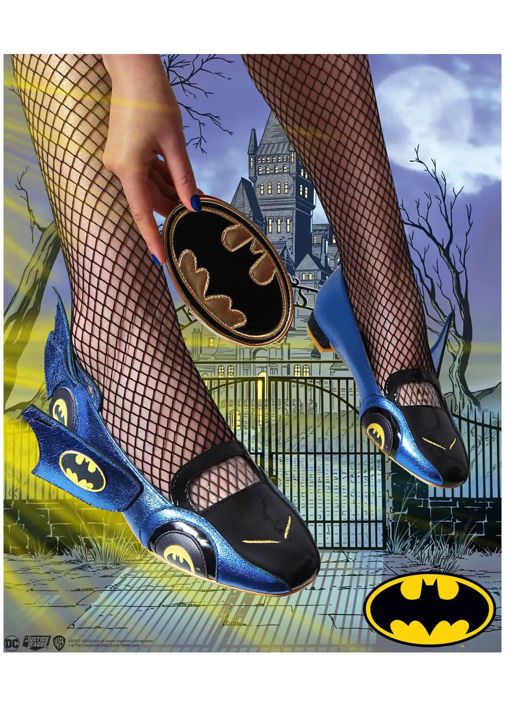 Irregular Choice x Justice League Watch The Fireworks Wallet Black