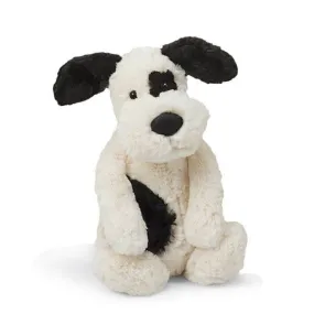 Jellycat Bashful Black + Cream Puppy - Medium