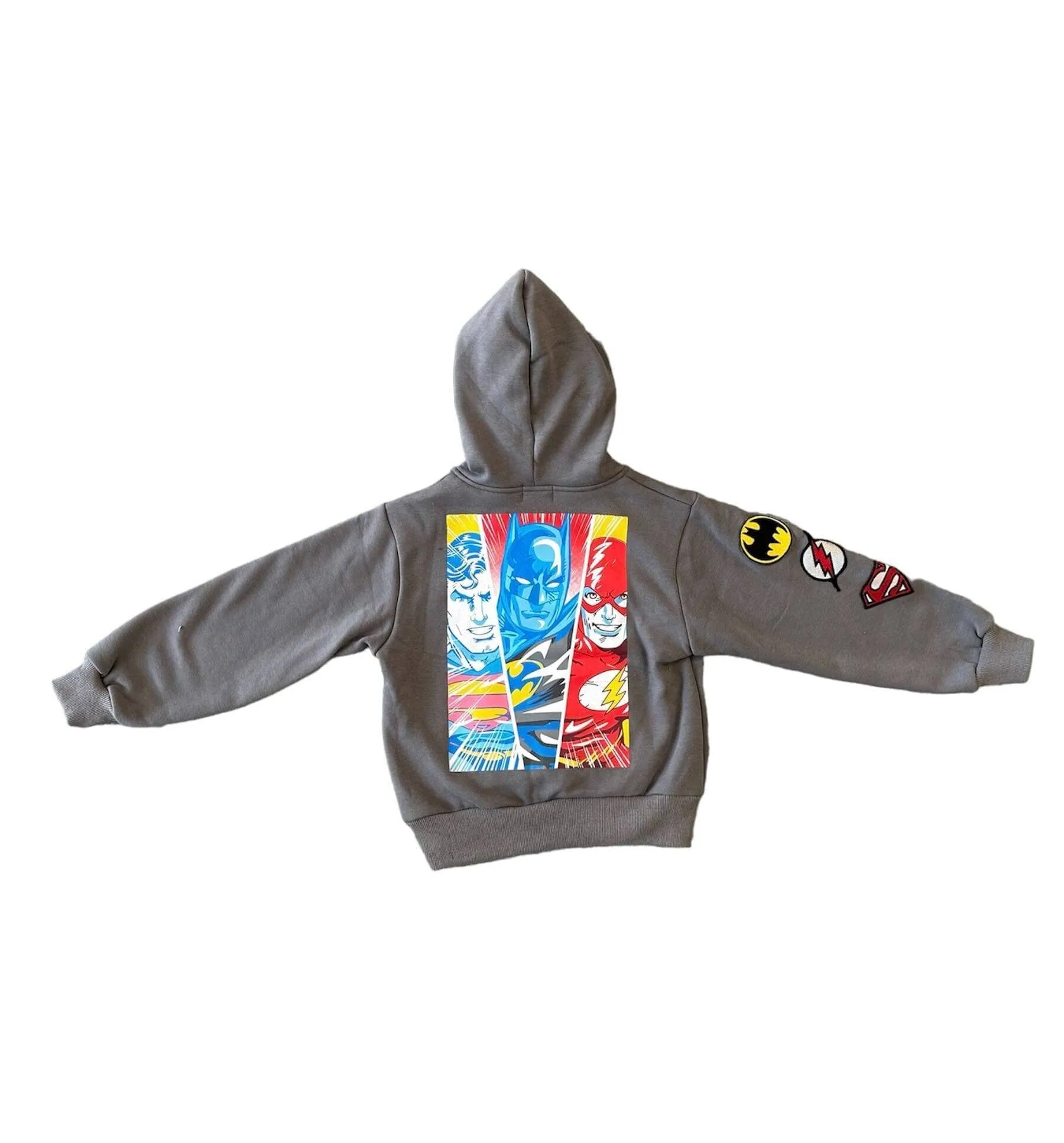 Justice League Hero Grey Hoodie