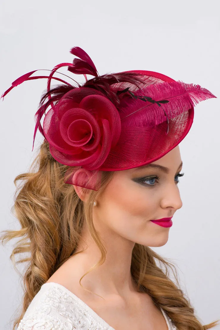 Kate Fascinator - Wine