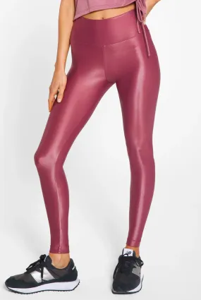 Koral Activewear Lustrous High Rise Legging - Rosewood