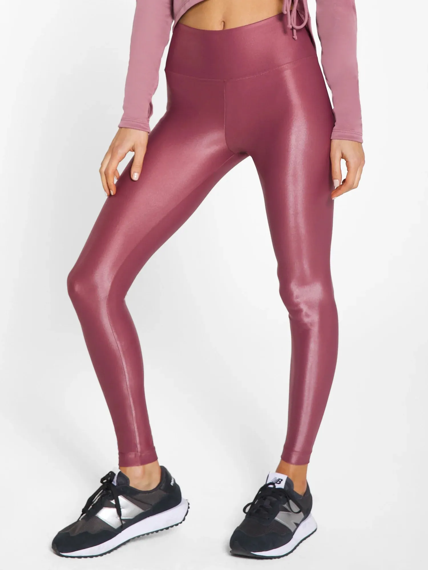 Koral Activewear Lustrous High Rise Legging - Rosewood