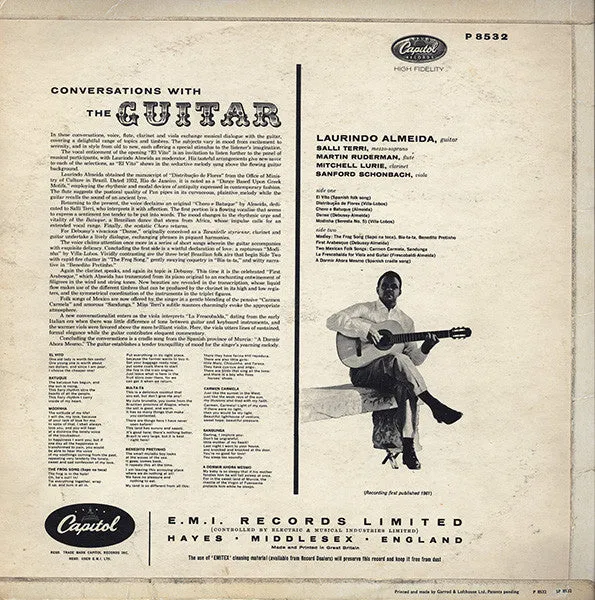 Laurindo Almeida ~ Conversations With The Guitar