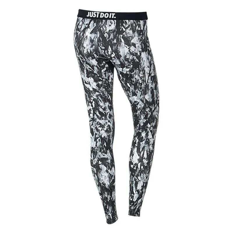 Legging Nike Leg-A-See Mishmash Allover Print - Noir - Femme