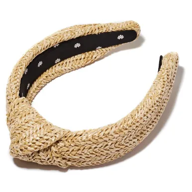 Lele Sadoughi Raffia Knotted Headband, Natural