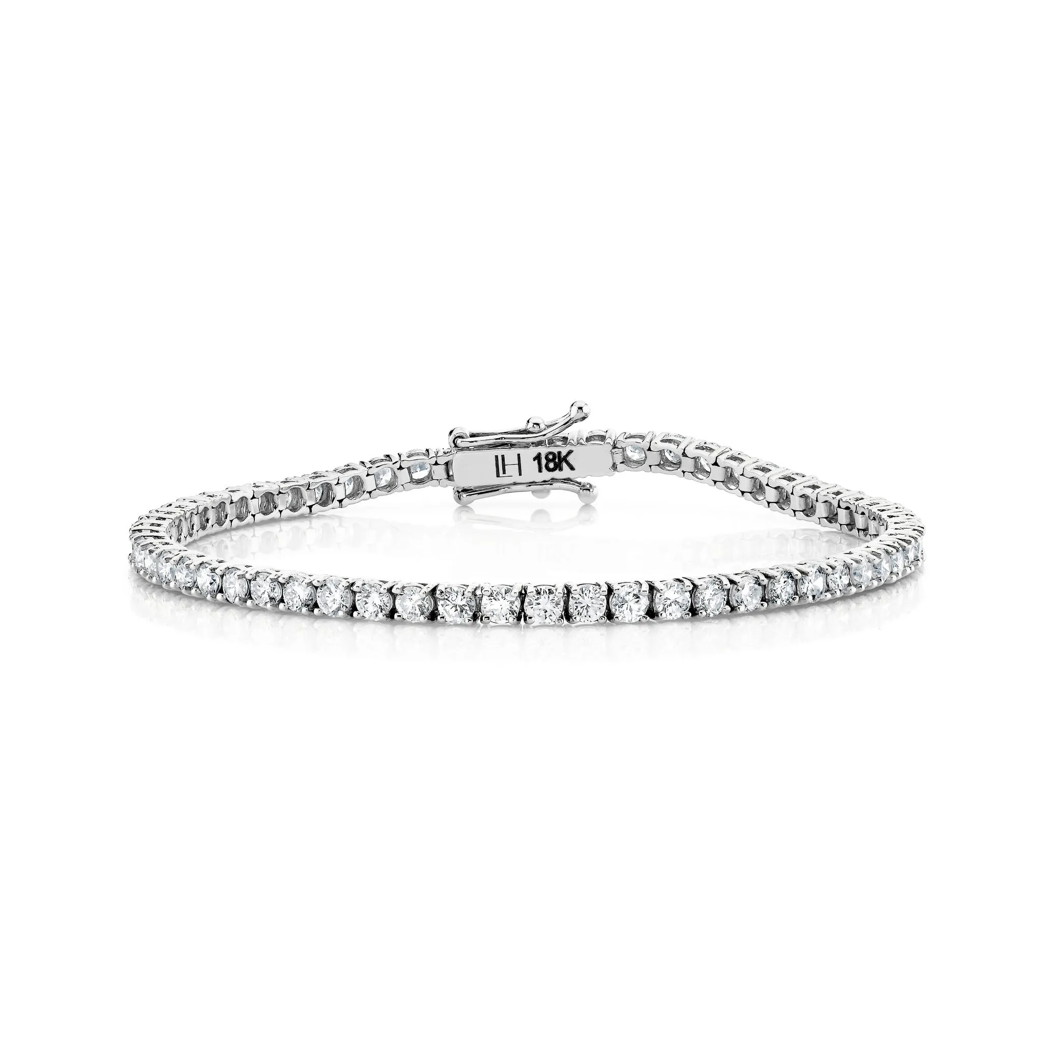 LH Classic White Diamond Tennis Bracelet