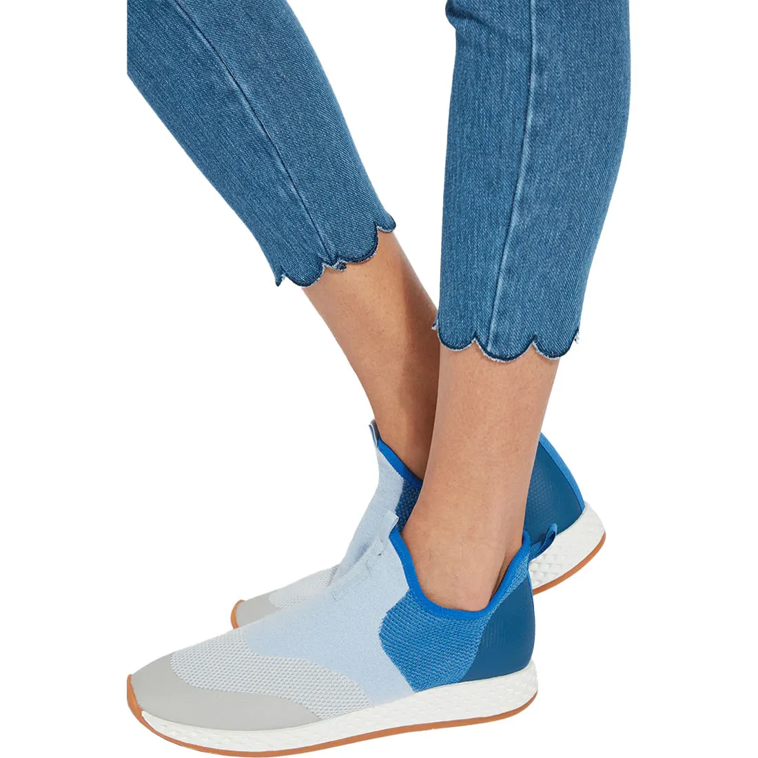 Lysse Scallop Edge Ankle Denim Legging - Women's