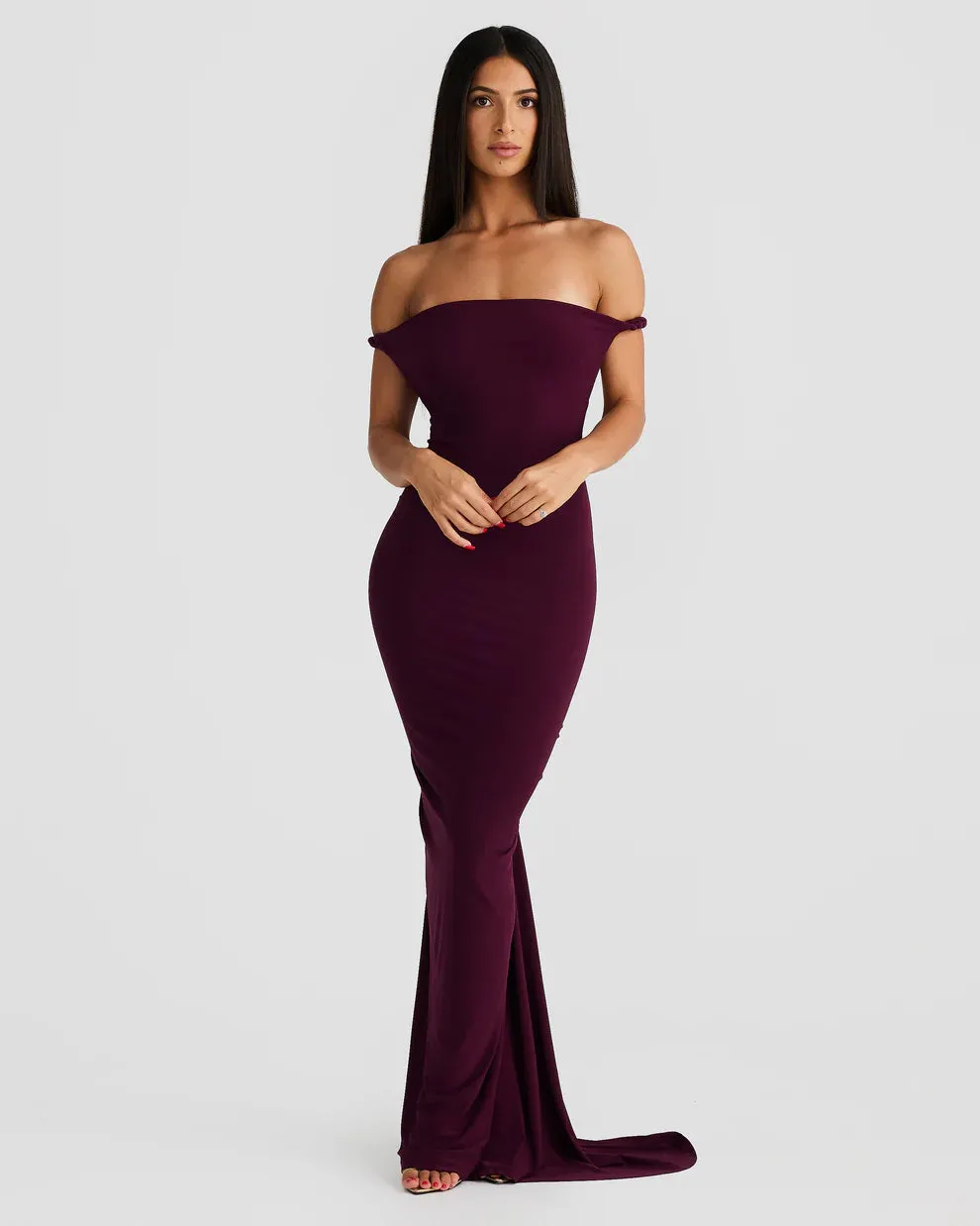 MAIA DRESS PLUM